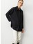 Klasik Yaka Düz Siyah Kadın Tunik M1MZ1030210164 3
