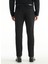 Lastikli Bel Slim Paça Slim Straight Siyah Erkek Pantolon TBMRTR1042 4