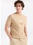 Bisiklet Yaka Bej Erkek T-Shirt 50542784_DUSPLIT 1
