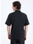 Düz Siyah Erkek Polo T-Shirt 50542313_DUBILO 5