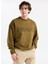 Bisiklet Yaka Haki Erkek Sweatshırt 50538778_DINEX 3