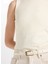 Halter Yaka Krem Kadın Bluz 50542420 4