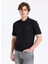 Düz Siyah Erkek Polo T-Shirt 50542830_DIRLMERE 1