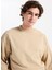 Bisiklet Yaka Bej Erkek Sweatshırt 50525892_DAPOCREW 1