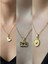 Üçlü Kombin Altın Kaplama Sembol Kolye Seti 1