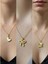 Üçlü Kombin Altın Kaplama Sembol Kolye Seti 1
