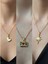 Üçlü Kombin Altın Kaplama Sembol Kolye Seti 1