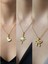 Üçlü Kombin Altın Kaplama Sembol Kolye Seti 1