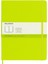 Classic Sert Kapak Çizgisiz Defter 19X25 Lemon Green 1