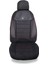 Seat Ibiza Hatchback 2009 Aracınıza Uyum Sağlayan Tam Takım Oto Koltuk Kılıfı - Yıldız Siyah 3