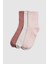Kız Çocuk 3'lü Pamuklu Uzun Çorap 11