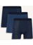 Regular Fit Desenli 3'lü Boxer 12