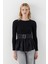 Uzun Kollu Kaşkorse Bluz Siyah 2
