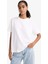 Regular Fit Bisiklet Yaka Basic Düz Premium Kısa Kollu Tişört 13