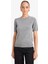 Regular Fit Bisiklet Yaka Kısa Kollu Triko Kazak E6810AX25AU 15