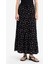 Çiçek Desenli Yüksek Bel Pamuk Astarlı Maxi Etek F9460AX25HS 10