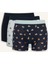 Regular Fit Baskılı 3'lü Boxer F9035AX25AU 7