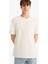 Bisiklet Yaka Pike Kısa Kollu Tişört F9897AX25SM 7