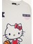 Hello Kitty Oversize Geniş Kalıp Bisiklet Yaka Uzun Kollu Tişört F8920AX25AU 15