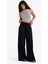 Wide Leg Yüksek Bel Keten Karışımlı Pantolon E0127AX25AU 13