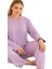 Linay Collection Kadın Büyük Beden Pijama Takımı Yumuşak Dokulu Rahat 2