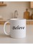 Beyaz Kupa Bardak (Believe) 3