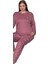 Linay Collection Kadın Büyük Beden Pijama Takımı Yumuşak Dokulu Rahat 2