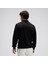 EM633-BK Polo Yaka Erkek Sweatshirt - Siyah 2