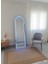 60X180 Metal Kaplama Beyaz Çerçeve Ledliboy Aynası 1