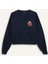 Coool Loose Fit V Yaka Baskılı Sweatshirt 10