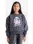 Kız Çocuk Disney Lilo & Stitch 2'li Takım Sweatshirt Eşofman Altı 11