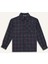 Erkek Çocuk Overshirt Fit Polo Yaka Kareli Uzun Kollu Gömlek G1967A825AU 11