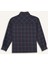 Erkek Çocuk Overshirt Fit Polo Yaka Kareli Uzun Kollu Gömlek G1967A825AU 12