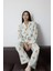 Pijama Takımı Regular Fit Köpek Desenli Uzun Kollu Üst Uzun Alt G1352AX25AU 8