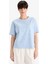 Regular Fit Bisiklet Yaka Kısa Kollu Tişört D8719AX25WN 9