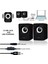 Dizüstü /bilgisayar Hoparlörü USB Kablolu 1+1 Multimedia Subwoofer, Yüksek Bas ve Net Ses Kalitesi 2