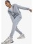 Z9112AZGR445 Gri Defactofit Slim Fit Dar Kesim Standart Paça Skuba Dalgıç Kumaş Jogger Eşofman Altı 2