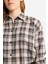 Oversize Geniş Kalıp Kareli Flanel Uzun Kollu Gömlek 11
