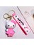 Sevimli Karakterler Hello Kittyler Silikon Anahtarlık & Çanta Aksesuarlı 5