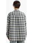 Overshirt Fit Gömlek Yaka Kareli Flanel Uzun Kollu Gömlek 11