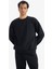 Boxy Fit 2'li Takım Bisiklet Yaka Baskılı Sweatshirt Eşofman Altı F9623AX25AU 9