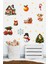 Yılbaşı Cam Sticker Seti – Noel Baba, Kırmızı Araba, Kedi Figürleri - Çocuk & Bebek Odası Çıkartması 3
