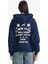 Oversize Geniş Kalıp Kapüşonlu Sırt Baskılı Sweatshirt 11
