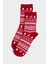Kadın Kutulu Yılbaşı Temalı 2'li Pamuklu Uzun Çorap 9