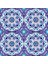 20x20 Cm Ac 92 Osmanlı Mavi Beyaz Kütahya Çini Karo 2