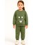 Tavşan Desenli Çocuk Ikili Takım Yeşil - 3 Yaş 1