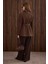 Blazer Kaşe Kaban Kahve 5