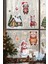 Sevimli Kış Hayvanları ve Noel Evi Cam Sticker Seti – Çocuk Odası Yılbaşı Pencere Süslemesi 4
