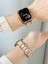 Apple Watch 11-10(42MM) 9-8-7 (41MM) 6 5 4 SE(40MM) Uyumlu Seramik Metal Şık Bilezik Kordon Kayış 8