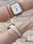 Apple Watch 11-10(42MM) 9-8-7 (41MM) 6 5 4 SE(40MM) Uyumlu Seramik Metal Şık Bilezik Kordon Kayış 7